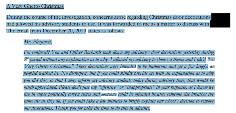 Jeff Taff "A Very Ghetto Christmas" email